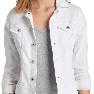 AG Robyn Denim Jacket, White, Size S